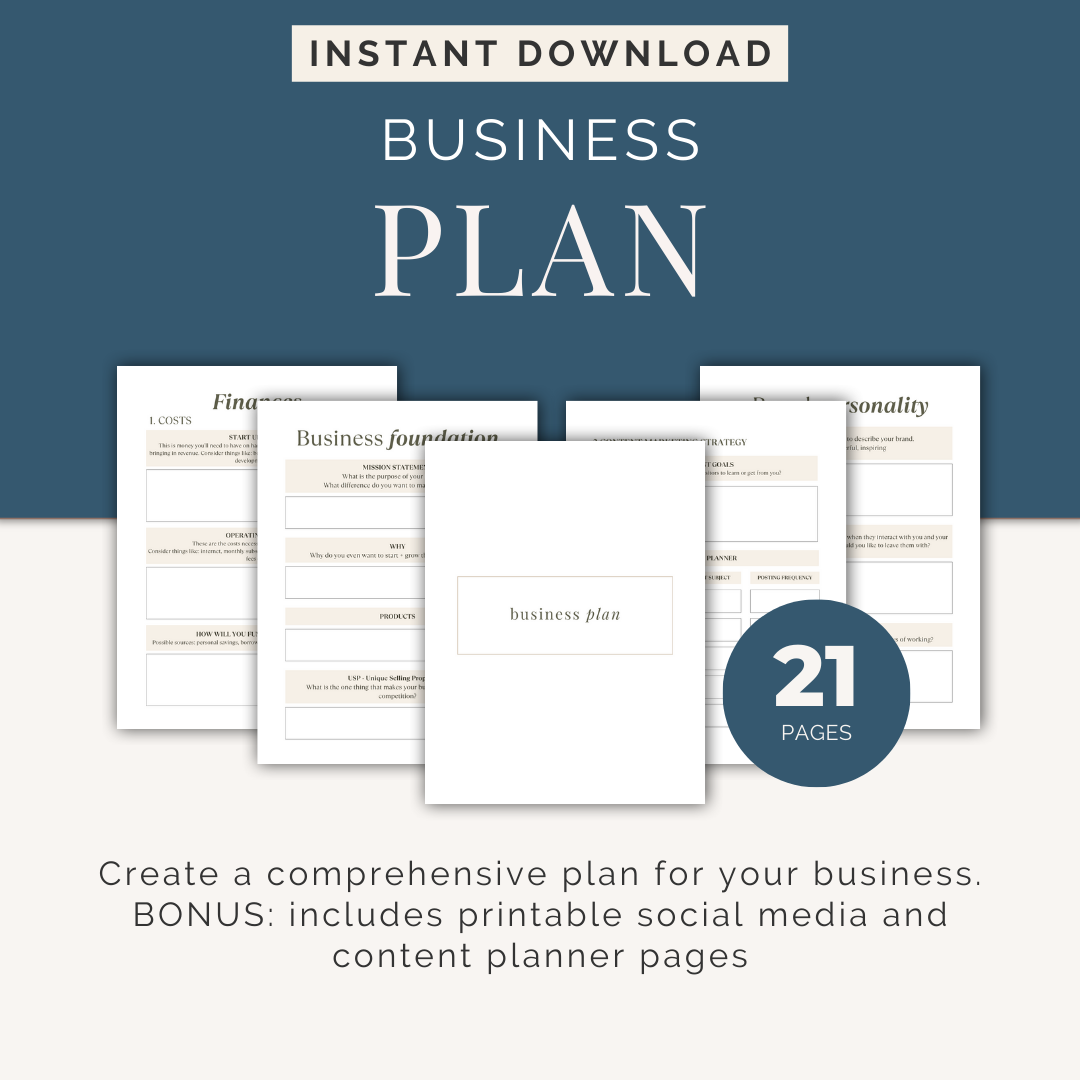 Printable: Business Plan