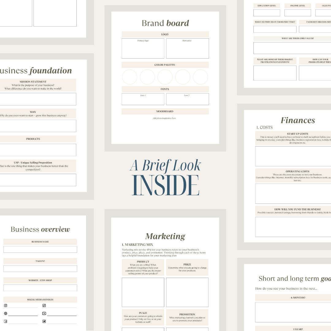 Printable: Business Plan