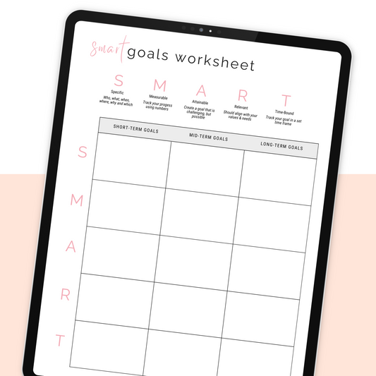 SMART Goals Worksheet