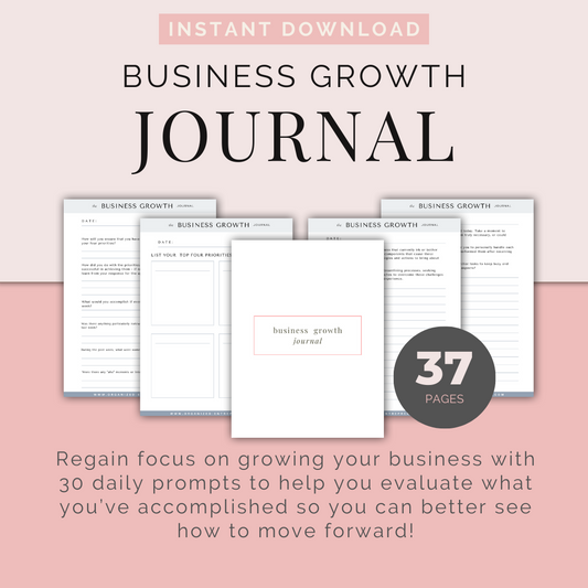 Printable: Business Growth Journal